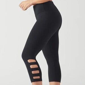Glyder Leggings Ninja Cropped Black Size Small